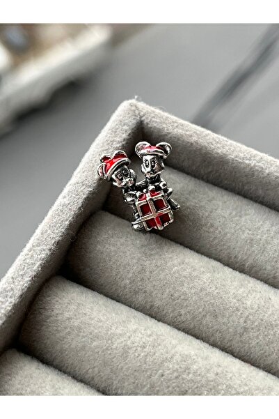 asaf Minnie ve mickey hediye paketi charm | gümüş kaplama