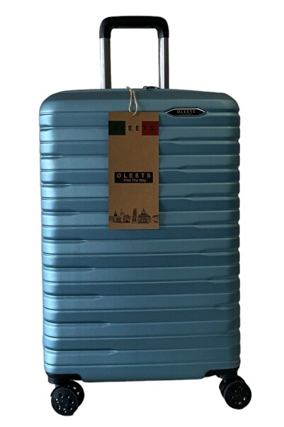 OLEETS Unisex 4 Tekerli Kilitli Orta Boy Valiz Bavul