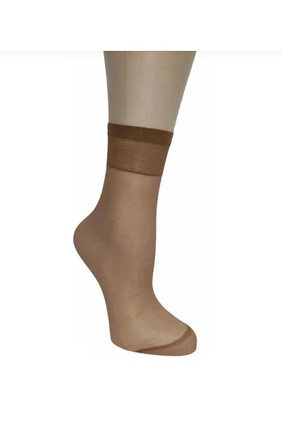 Desimo Дамски чорапи 20 Denier Matte, комплект от 24 броя, бронзов цвят (38)