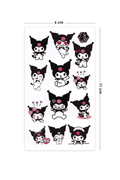 BearPear Kuromi Mini Boy Geçici Dövme Kuromi Dövmesi Tattoo