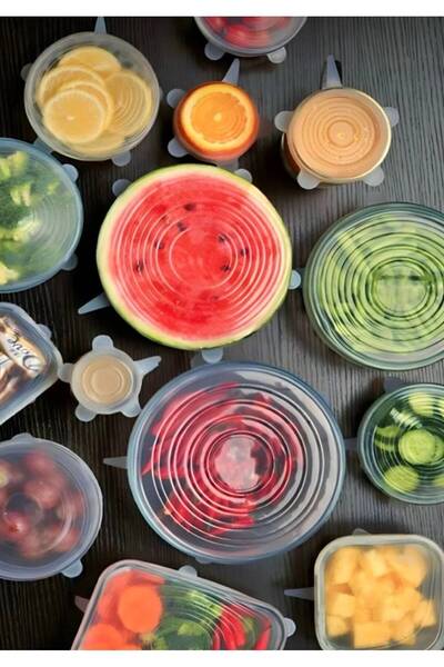 ALİNA HOME 5 Pieces Silicone Stretch