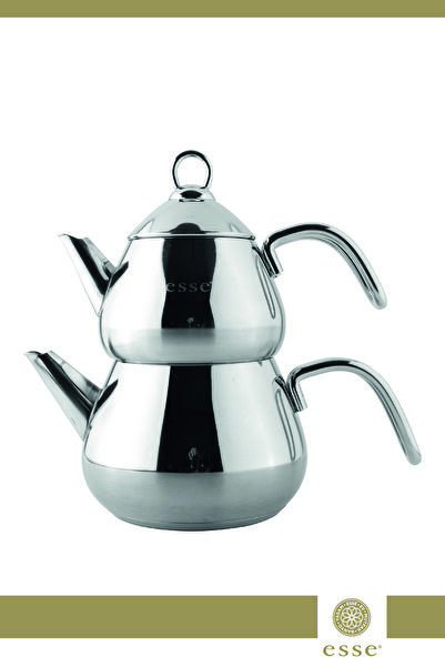 Esse Pro İndiksiyon Tabanlı Çelik Çaydanlık 1.0 Lt / 2,1 Lt E002