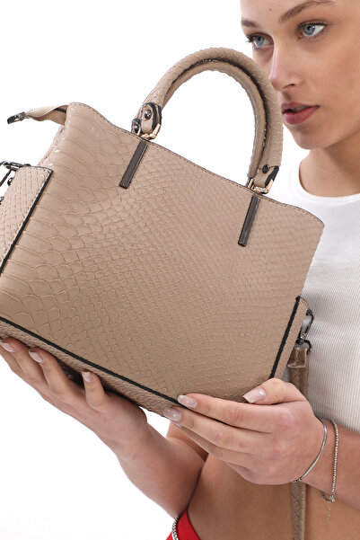 womenacs Жіноча сумка з матеріалу кольору кроко, яка може використовуватися в...