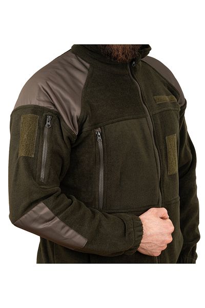 DAHAB Tactical Khaki Fleece Coat Perfect Multi Pockets for Camping
