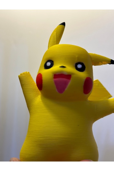 saranostra Pikachu 3d Figür Sevimli Sarı Oyuncak Pikaçu Hediyelik Dekoratif P...
