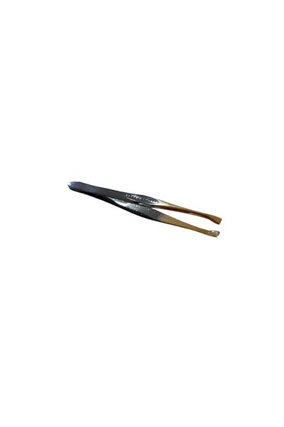 gaman Mona Lady Beauty Care Products Gold Tip Tweezers Boxed