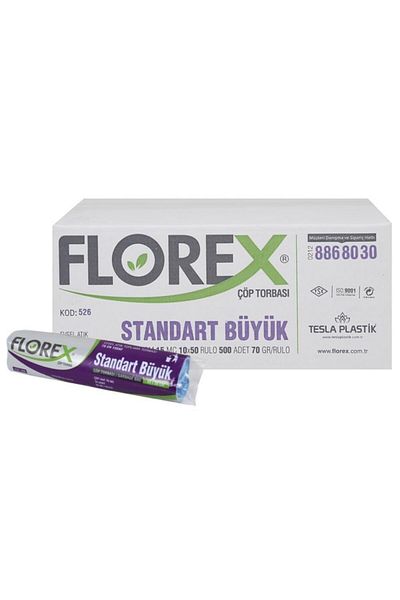 Florex Standard Large Size -500 Pieces - 65 X 80 cm Trash Bag