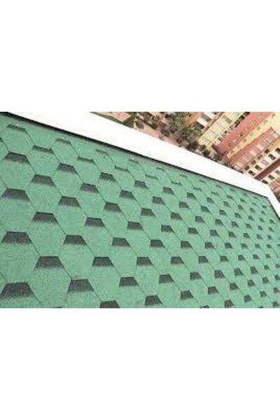 Standart İzolasyon Yeşil Petek Shingle Bitukal Çatı Kaplaması 2,61 M2