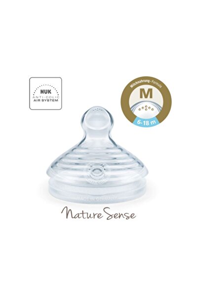 Nuk Biberon Emziği Nature Sense No:2 S (6-18 Ay, S) (2 Adet)