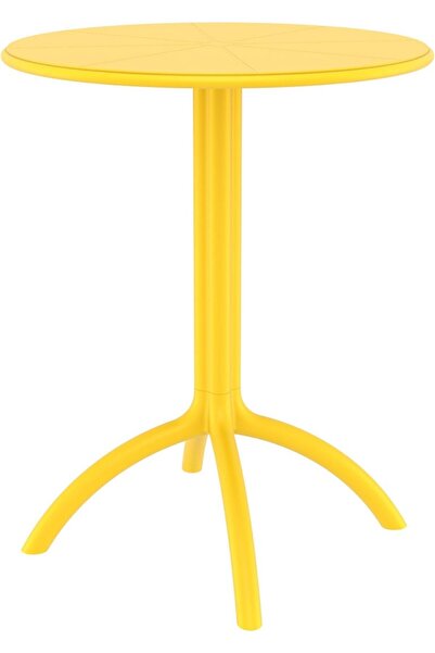 Siesta Octopus Q60 Plastik Contract Masa Sarı