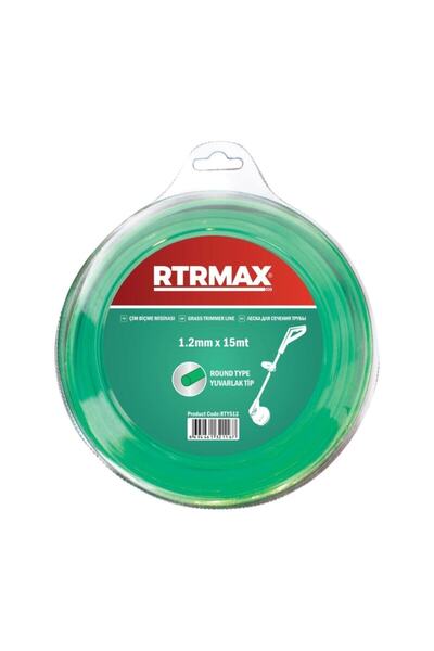 Rtrmax Rty519 Tırpan Misinası Yeşil Yuvarlak 3.0 Mm*15m (120 Adet)