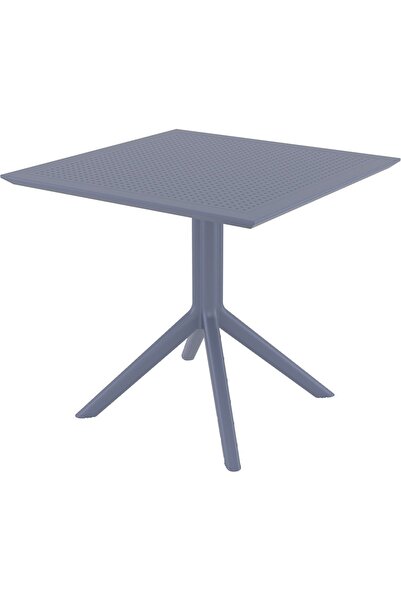 Siesta Koyu Gri Sky Masa 80x80 Plastik Contract Masa