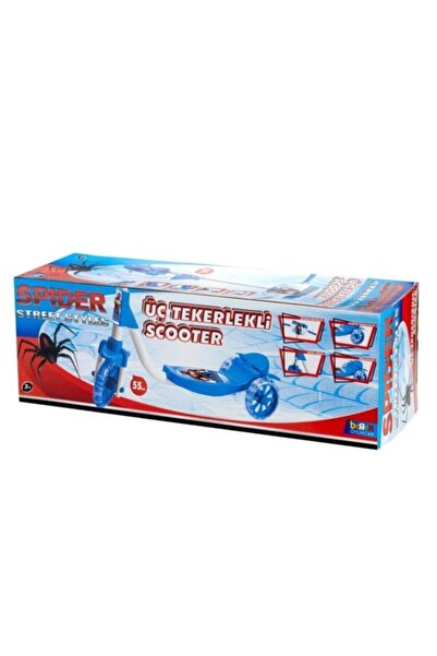 Beren Oyuncak Mavi 3 Tekerli Silikon Tekerli Arabalı Scooter
