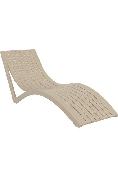 Siesta Kum Rengi Slım Şezlong