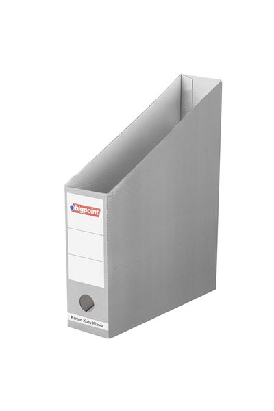 Bigpoint Set de 6 foldere din carton gri