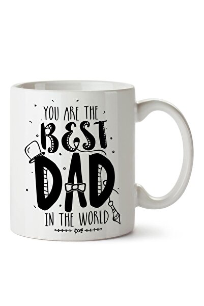 MONOGİFT كوب بورسلين مطبوع عليه أنت أفضل أب في العالم