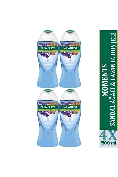 Palmolive Shower Gel Moments Sandal Lav. 500ml 4 Pieces