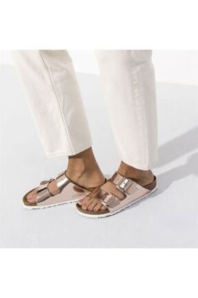Birkenstock arizona copper metallic discount