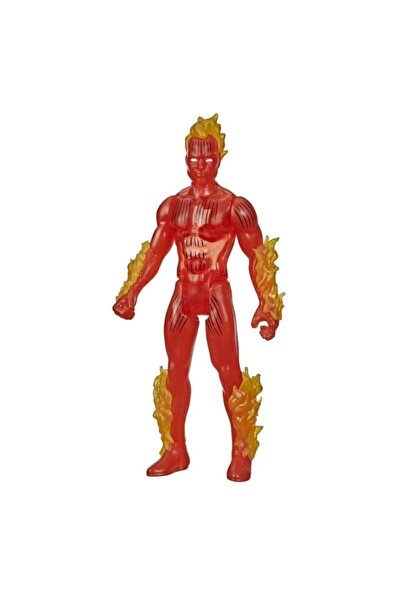 Hasbro Marvel Legends Retro Collection Human Torch 3.75 Inch Action Figure