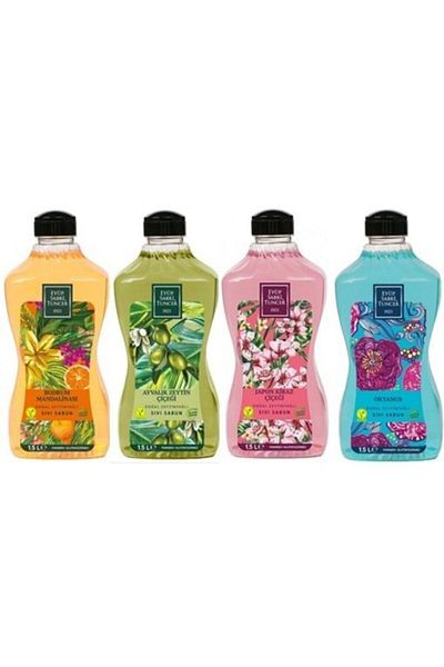 Eyüp Sabri Tuncer Liquid Soap Mixed 1500 ml 4 Pieces