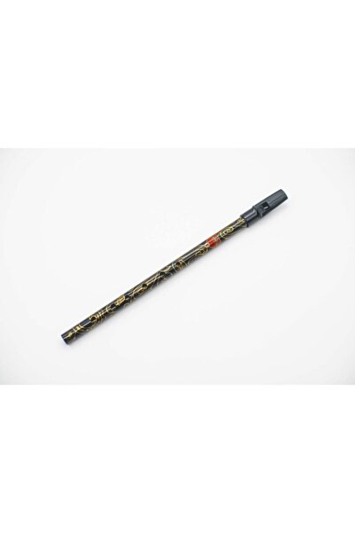 Genel Markalar Irlanda Flütü - D (re) Boho Whistle Desenli, Siyah