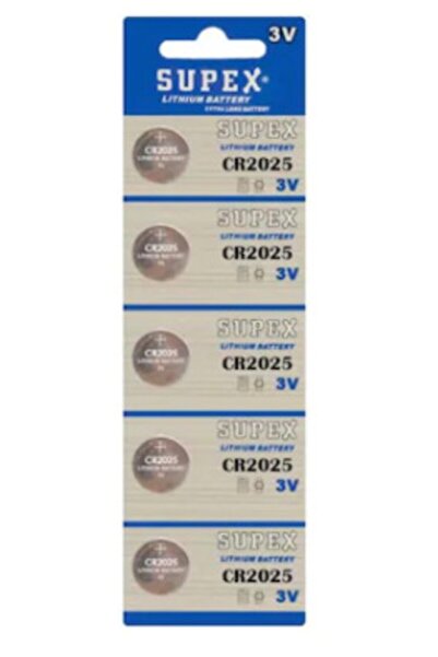 Supex Extra Long Battery Cr2025 3v Blister Lityum Pil Tekli