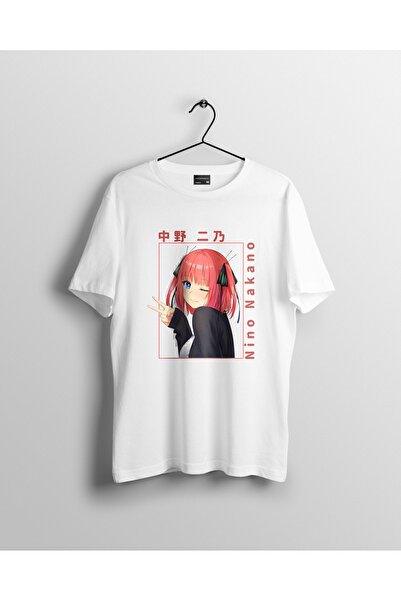 karikatürstore Nino Nakano The Quintessential Quintuplets Anime Tişört