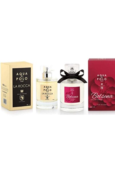 Aqua Di Polo 1987 Aqua Di Polo La Rocca Edp 50 Ml - Bolsena Edp 50 Ml Kadın Parfüm Set