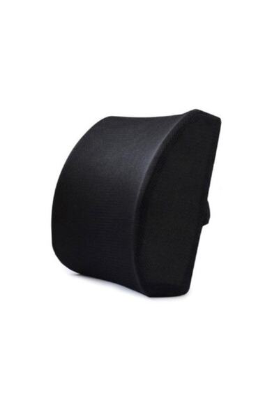 SUPOR وسادة دعم الخصر وسادة دعم الظهر باللون الأسود