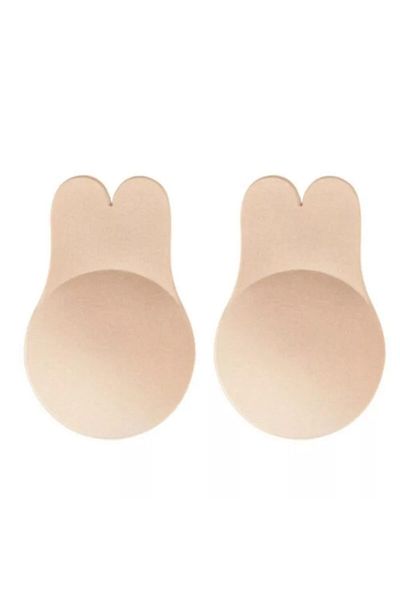 MOR SALKIM HOME Women's Chest Silicone Pad with Lift Tape Adhesive (Size s) 1 Pair Cream Color