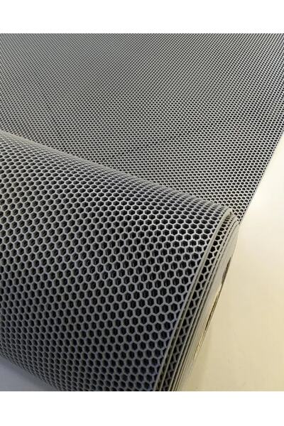 Edoplast 120cm X 2,5mt Gri Z Mat Petek Kaydırmaz Pvc Paspas Iç - Dış Islak Ze...