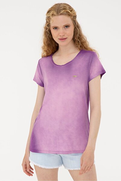 U.S. Polo Assn. Mor Kadın T-Shirt