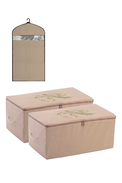 umbellatum Hurç - Elbise Kılıfı 3'lü Set - Organizer - Saklama Çantası 52x28x...