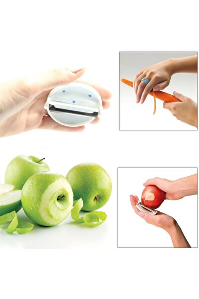 Çokuygunuz Paslanmaz Bıçaklı Patates Patlıcan Havuç Kabuk Soyacağı Soyma Bıçağı