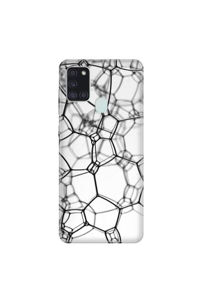 Cekuonline Samsung Galaxy A21S Pure Modern Patterned Silicone Case Gen