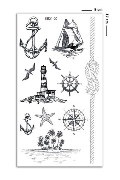 BP Tattoo Voyage Geçici Çapa Dövmesi