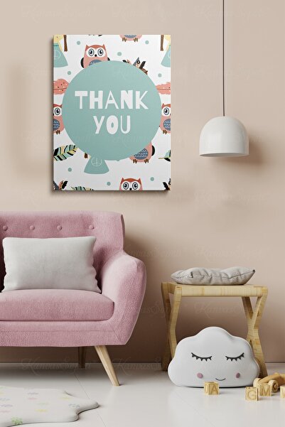 KanvasSepeti Dekorativna slika u okviru od platna sa Sa apstraktnim dezenom f...