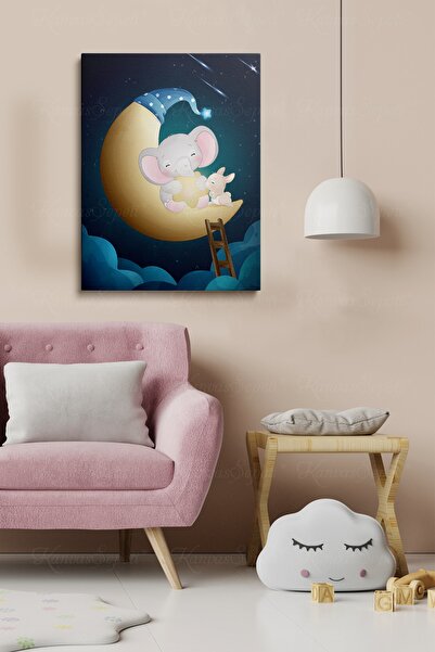 KanvasSepeti Dekorativna S Sa apstraktnim dezenom figura na platnu za slike u...