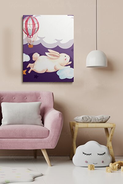 KanvasSepeti Dekorativna S Sa apstraktnim dezenom figura na platnu za slike u...