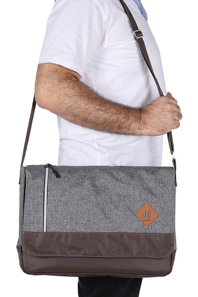 Strong Bag Ισχυρή τσάντα Messenger 15,6 ιντσών με θήκη για φορητό υπολογιστή και ιμάντα ώμου Kft04