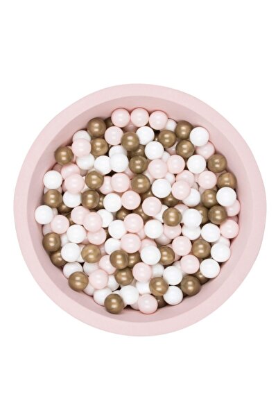 Genel Markalar Pudra Top Havuzu - Altın /pudra/beyaz Top