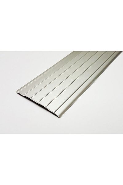 Şahin Door Threshold Profile Hardwood Floor Transition Profile Door Threshold Gray 6 Cm Width, 120 Cm Length