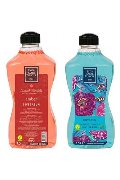 Eyüp Sabri Tuncer Liquid Soap Amber+ocean 1500 ml 2 Pieces