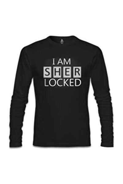 Lord T Shirt Erkek Siyah Sherlock I Am Sherlocked Sweatshirt Fiyati Yorumlari Trendyol