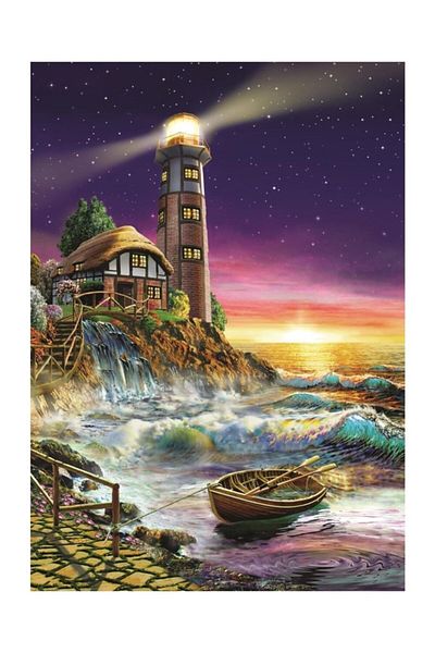 Art Puzzle 4210 Art Puzzle Sunset from Lighthouse 500 Pieces Puzzle