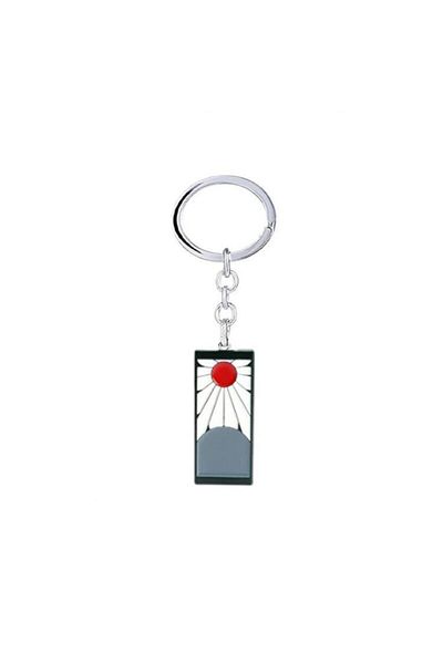 AlpCollection Naruto Sharingan Uzamaki Kunai Hokage Gray Metal Card Keychain