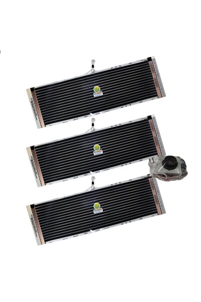 Gazi Kuluçka Rexva Analog Termostatlı Karbon Isıtıcı 25 X 80 Cm 3 Adet