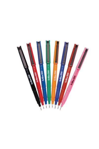artline 200 Fine 0.4 Fineliner Keçeli Kalem 8 Renk