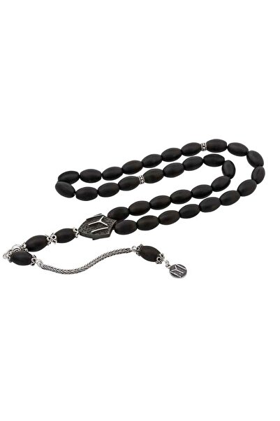 Ervanur 925 проба срібла - матовий фетровий чотки з оніком