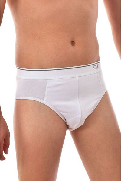 Tutku Elit Ανδρικό σλιπ 3 συσκευασιών Lycra Cotton Belted Slip Tutku-elit01